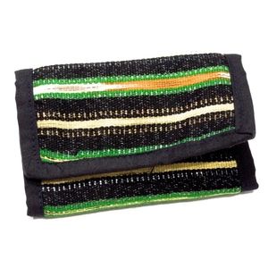 VTG 80's Guatemalan Hand Woven Trifold Wallet